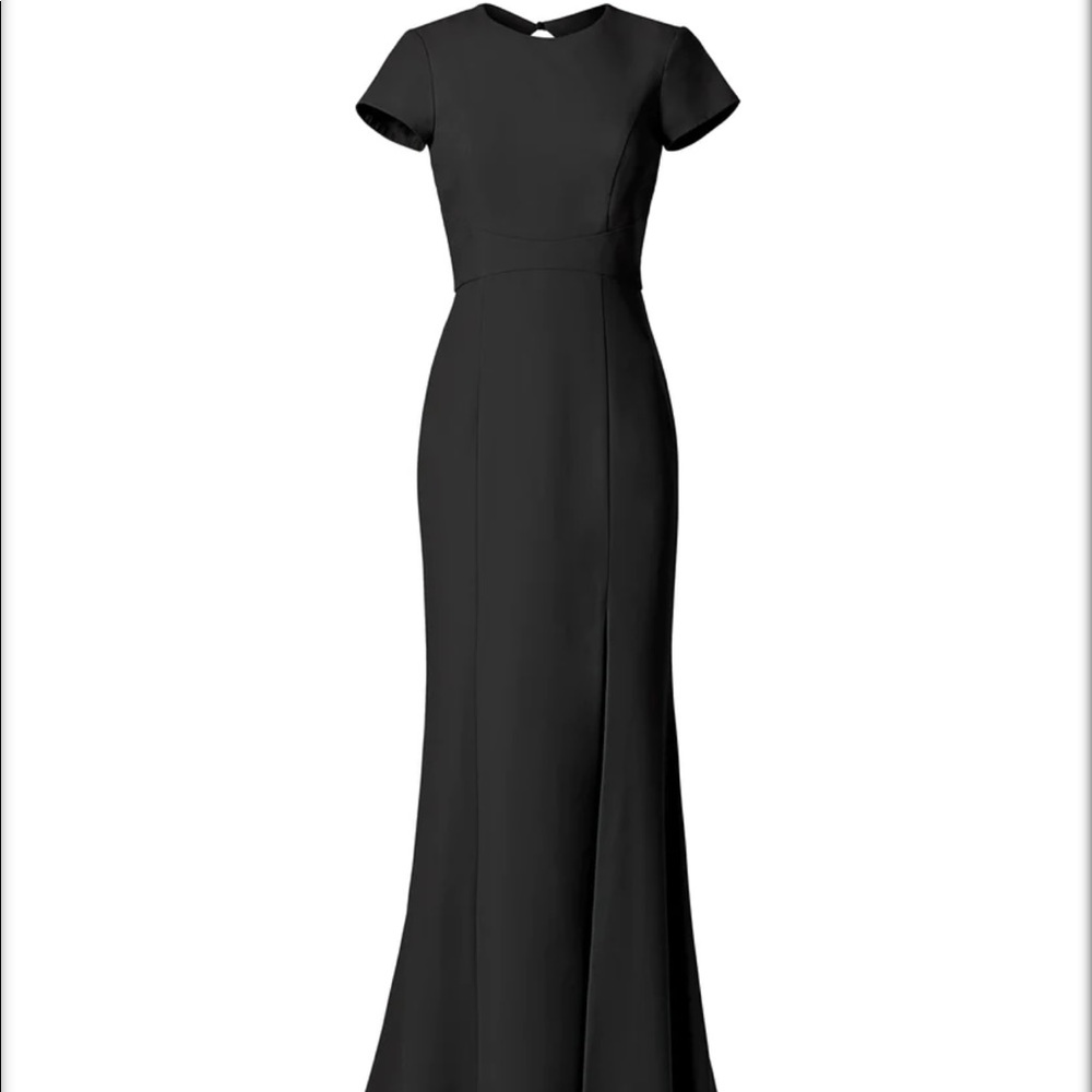 AMSALE Harlee Dress in Black | Size 10 - New